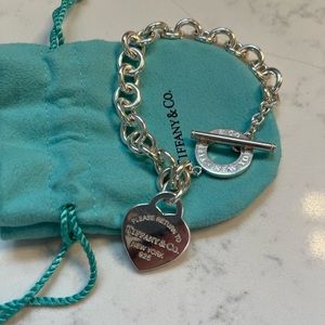 Return to Tiffany Heart Tag Toggle Bracelet